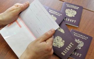 Who issues passports in Russia